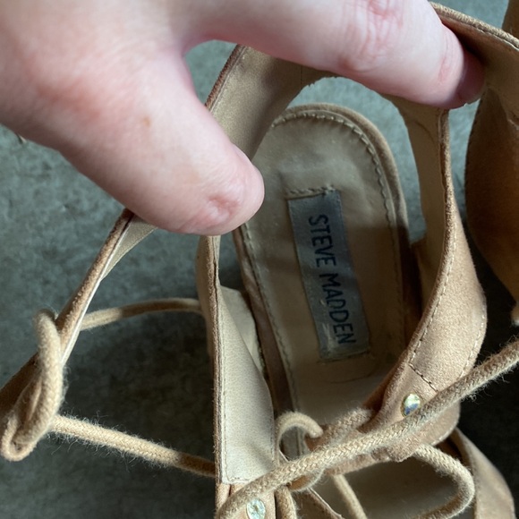 Steve Madden Lace Up Sandals - Picture 3 of 3